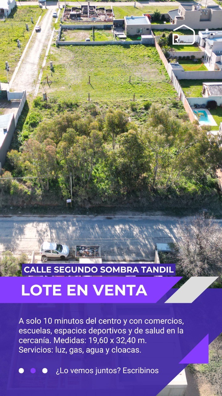 Terreno / Lote en venta de 636.88m2 ubicado en Tandil